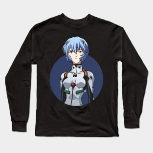 neon genesis evangelion -Rei Ayanami Long Sleeve T-Shirt